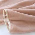 thumbnail image 4 of Teissuly Pyjamas pour Femmes Hiver Col Rond Mignon Corail Peluche Maison avec Poches Ensemble de Nuit en Peluche, 4 of 7