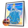 thumbnail image 2 of Cuadros Decorativos 5D forma especial parcial taladro princesa DIY diamante pintura hogar pared artes Ndcxsfigh Nuevos Originales, 2 of 9