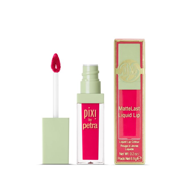 Labial Líquido Pixi MatteLast Crimson 6,9 g Hidratante con Rosa Mosqueta