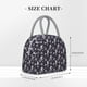 thumbnail image 2 of Fotbe Elegant ice skates snowflakes A Bolsa de Almuerzo con Estampado, Lonchera Aislada, Contenedor de Comida Reutilizable Tipo Cooler a Prueba de Fugas, 2 of 6