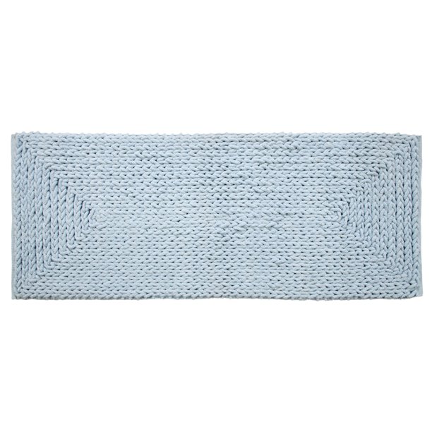 Extra Absorbent and Durable Braided Chenille Oversized Bath Rug or