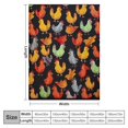 thumbnail image 4 of WERPE Guess What Funny Chicken Blanket Gifts Super Soft Lightweight Flannel Blankets Throw for Kids, Adult, Suitable for Couch, Sofa, Bed, Camping, Travel All Seasons for Kid White, 4 of 6
