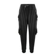 thumbnail image 3 of Pantalones de chándal para mujer con bolsillos Pantalones deportivos de entrenamiento Pantalones casuales, 3 of 3