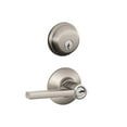 thumbnail image 2 of Schlage FB50NVLAT619 Satin Nickel Single Cylinder Deadbolt & Keyed Entry Latitude Lever, 2 of 5