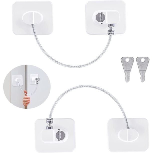 2 uds Securite Fenetre protección infantil protección contra el viento ventana infantil con adhesivo potente sin perforación Kit de seguridad para el hogar para bloques de ventanas puertas de perforación. esquí esquí Gafas de esquí