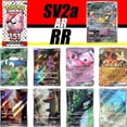 thumbnail image 2 of Tarjeta Sv2A AR, tarjeta RR, serie 003 ~ 183, Pokemon Mewtwo Pikachu, juguetes de regalo de cumpleaños y Navidad, serie Zhu/púrpura, versión japonesa, 2 of 4
