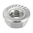 thumbnail image 4 of M6 Serrated Flange Hex Lock Nuts 316 Stainless Steel 10 Pcs, 4 of 5