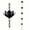 D, variant on Homemoh Rusty Metal Bluebells Garden Stake, Handmade Flower Garden Stakes with Hanging Chime Accents Gardens Decor for Outside Rustic Floral Sculpture for Walkways Patios & Lawn Decorative Art Gift