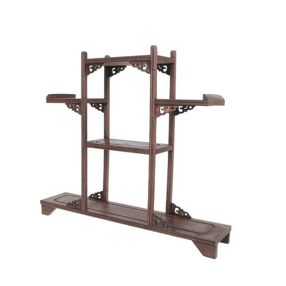 Wenwan Display Stand Antique Showcase Decorative Shelf