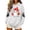 F06# White, variant on qolati Halloween Hoodie for Women Ghost Pumpkin Graphic Spooky Long Sleeve Pullover Sweater Cute Fall Oversized Fleece Lined Hooded Tops Orange L