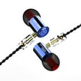 thumbnail image 3 of facefd In-Ear Copper Braided Wire Ear Phone Polished Interchangeable Headphone Phone Computer Headset, 3 of 5