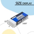 thumbnail image 2 of BAZIC Erasers Jumbo Vinyl Pencil Eraser Latex Free (4/Pack), 1-Pack, 2 of 7