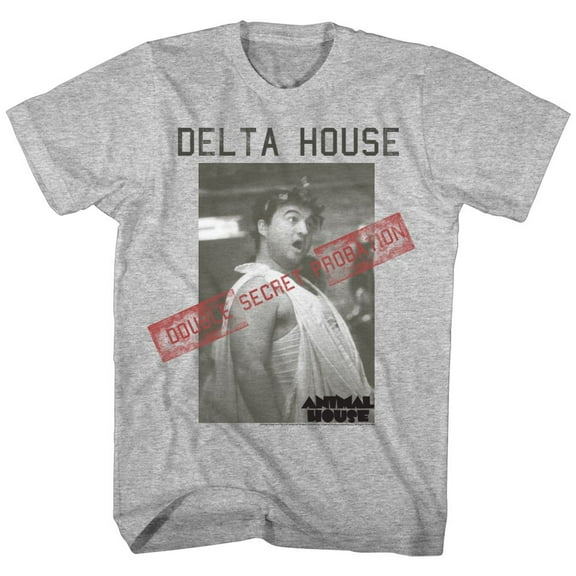 Animal House Probation Gray Heather Adult T-Shirt 6Xl
