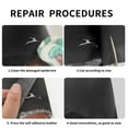 thumbnail image 4 of Leather Repair Patch, 16X119 inch Self Adhesive Leather Repair Waterproof,DIY Large Leather Repair Tape for Couches, Furniture, Car Seats, Cabinets, Wall, Handbags (16X98 inch, Dark Brown), 4 of 8