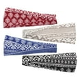 thumbnail image 3 of BESTSKY 4Pcs Sweat Band,Elastic Headbands for Women,Sweat Headbands for Women,Multicolor2, 3 of 4