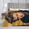 thumbnail image 4 of Joe Keery Blanket Soft Flannel Fleece Throw Blanket Pattern Warm Plush Blankets 50"x40", 4 of 6