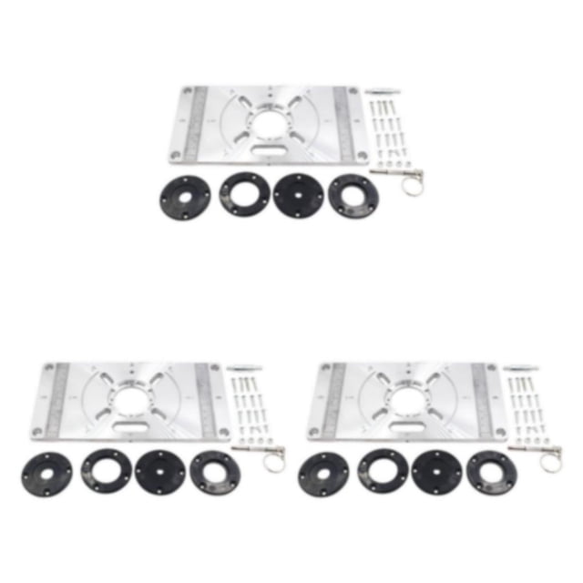 Kenally Router Table Insert Plate Trimmer Screws Machine Trimming for Woodworking Type1 NO1