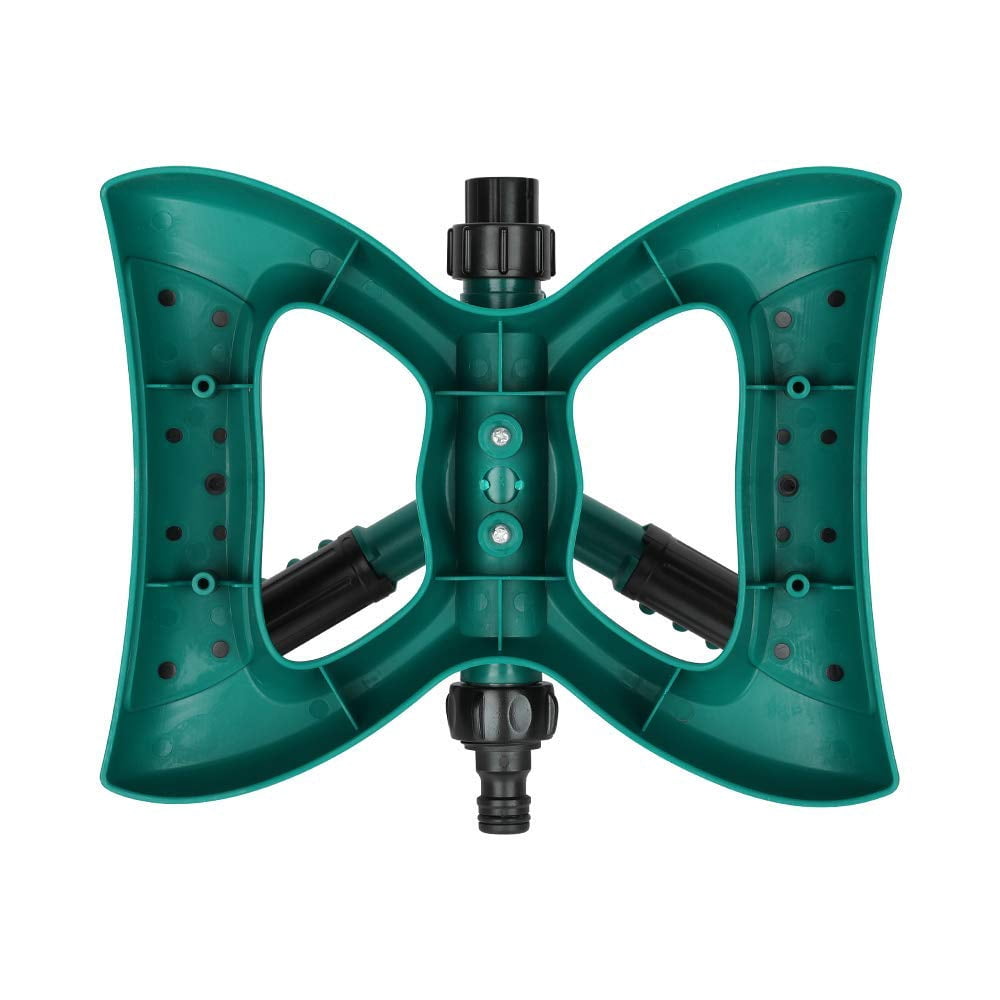 NEX 360 Rotating Lawn Sprinkler- Adjustable Lawn Irrigation System With Three Arm Sprinkler, 12 Built-in Spray Nozzles (NE-PL07-10)