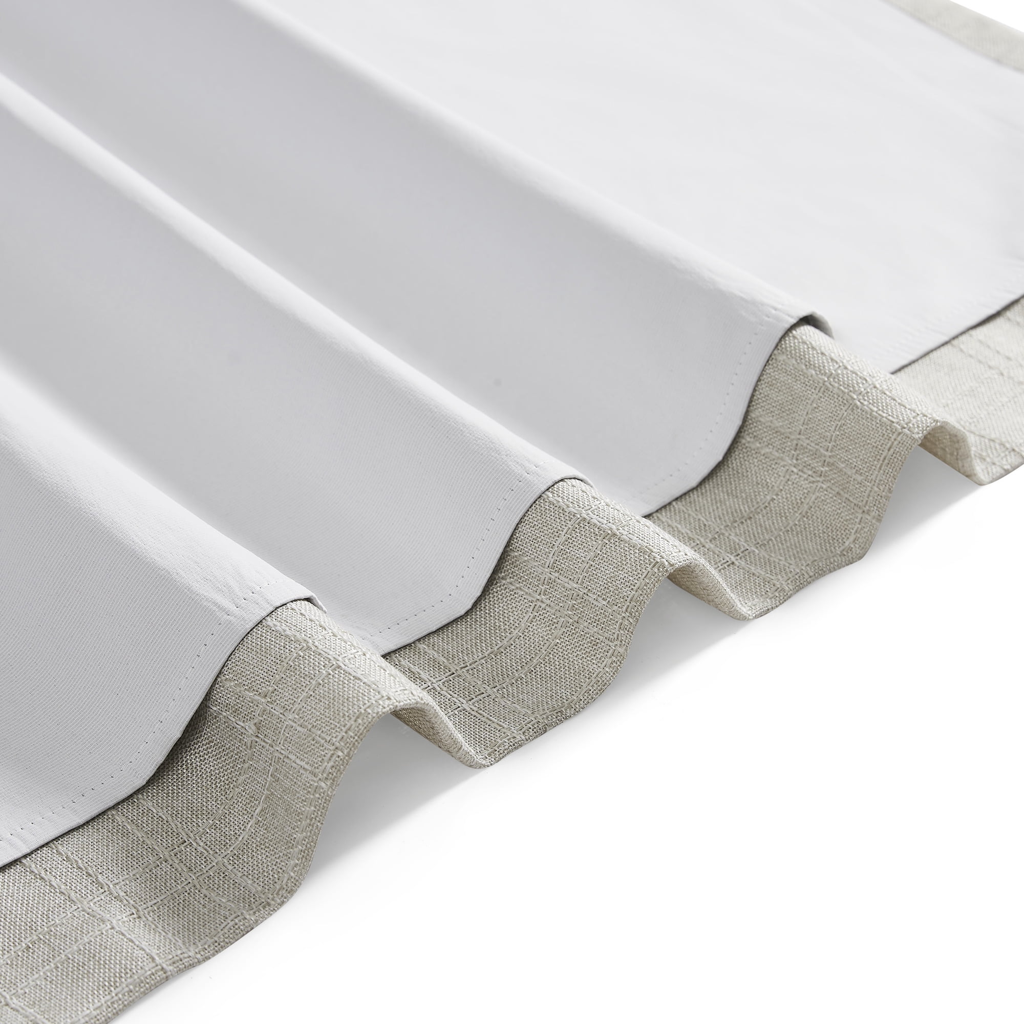 COLTON SUNSHIELD SIGNATURE Blackout Curtains for Living Rooms, Single Curtain Grommet, 50” x 84”, Linen