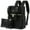 Black-back, variant on Mini Backpack Purse for Women, Small Backpack Cute Convertible Fashion Day Pack with USB Charging Port for Work Travel Daily Shopping Dating