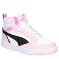 thumbnail image 1 of Tenis Puma Rebound V6 MID JR para Mujer 393831-43 rosa 24, 1 of 7