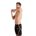 thumbnail image 2 of Speedo Men's Adult Elite Competition Intent Jammer - Black/Rose Gold, Size: 22, 2 of 4