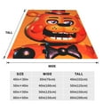 thumbnail image 4 of Lsque Five Nights At Freddy'S Pattern Fuzzy Fleece Throw Blanket Extra Large,Super Soft,Fluffy and Warm Blankets for Couch,Bed,All Season Use (60"x50"), 4 of 7