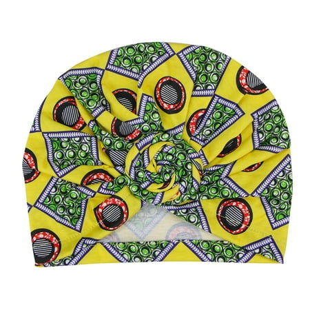 

Dadaria Hair Turbans for Women Fashion Women Print Indian Hat Stretch Turban Hat Chemo Cap Head Scarf Wrap Cap Green Women
