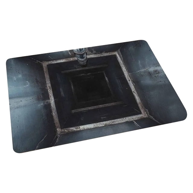 "Visual Trap Mud Door Mat Easy Care Water Absorbent Entrance Rug For Bathroom And Kitchen" Furry Rug Shag Carpet Woven Throw Blankets No Throw Blanket Initial Blankets And Throws Nice Throw Blanket