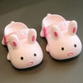 thumbnail image 2 of TAIAOJING Girls Slippers For Toddlers Kids Cute Bunny Summer Indoor Outdoor Slides Comfortable Casual Sandals For Daily Wear Boho 4-4.5Y, 2 of 9