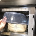 thumbnail image 5 of Microwave Splatter Cover, Transparent 9.2 / 10.5 Inch Anti-Splatter Lid with Steam Vents Holes & Handle, Food Cover for Food Microwave Oven Heating Oil Proof Cover - 2 colors (White,Silver), 5 of 8