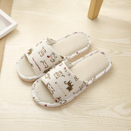 

〖Yilirongyumm〗 Beige 39-40 Slippers For Women Platform Slippers Fashion Household Women Shoes Flops Sandals Women s Slipper