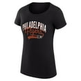 thumbnail image 2 of Women's G-III 4Her by Carl Banks Black Philadelphia Flyers Filigree Logo Fitted T-Shirt, 2 of 3