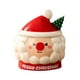 thumbnail image 2 of Juego de tazas de café de cerámica de Papá Noel con tapa y cuchara | Diseño multicolor con efecto navideño | Taza resistente que retiene el calor para el hogar | Regalo unisex para parejas y, 2 of 6
