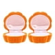thumbnail image 1 of Caja de anillo de compromiso 2 unids Caja de boda Joyería Soporte de almacenamiento Bisagra Bisagra, 1 of 6
