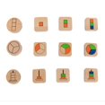 thumbnail image 4 of Número de madera de juguetes,Número de juguetes de aprendizaje para pequeños,Bloques de geometría para .,Bloques de madera de Montessori,Tablero de madera Juguetes CUTICAT Número de madera de juguetes, 4 of 8
