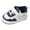 Dark Blue, variant on ZHUASHUM Shoes For Boys Gilrs Summer Children Toddler Shoes Sports Round Toe Colorblock Hook Loop Cartoon Dinosaur Pattern Shoes Black.Size 6-12 Months