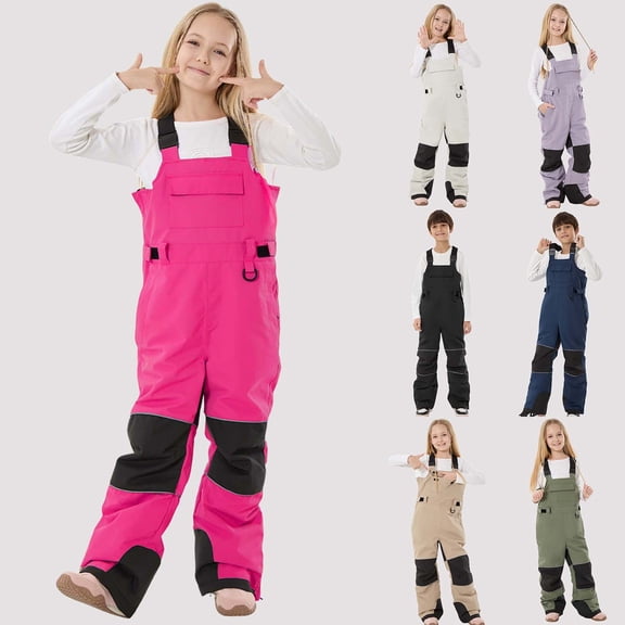 shoper Boys Snow Suit 2t Winter Coat and Snow Pants Set Warm Outdoor Softshell Suit Winter Kids Clothes Coat Navy 130