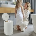 thumbnail image 2 of Costway 21L Large Capacity Towel Warmer with Flip-top Lid Auto Shut off Fragrance Holder Grey, 2 of 11
