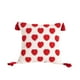 thumbnail image 2 of Funda de cojín de lino en forma de corazón 18x18 pulgadas - Decoración de San Valentín en rojo y blanco, regalo de aniversario, funda de cojines de sofá con cremallera oculta, 2 of 6