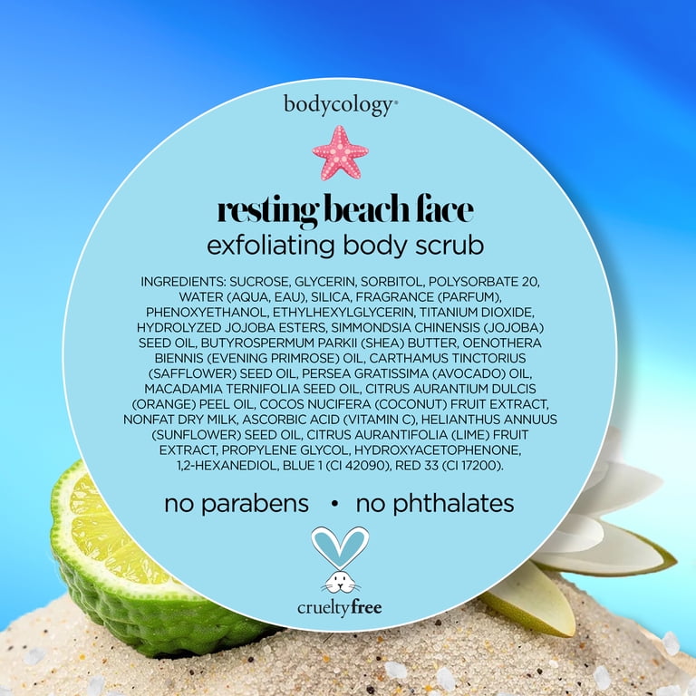 Bodycology Resting Beach Face Exfoliating Sugar Scrub photo 7