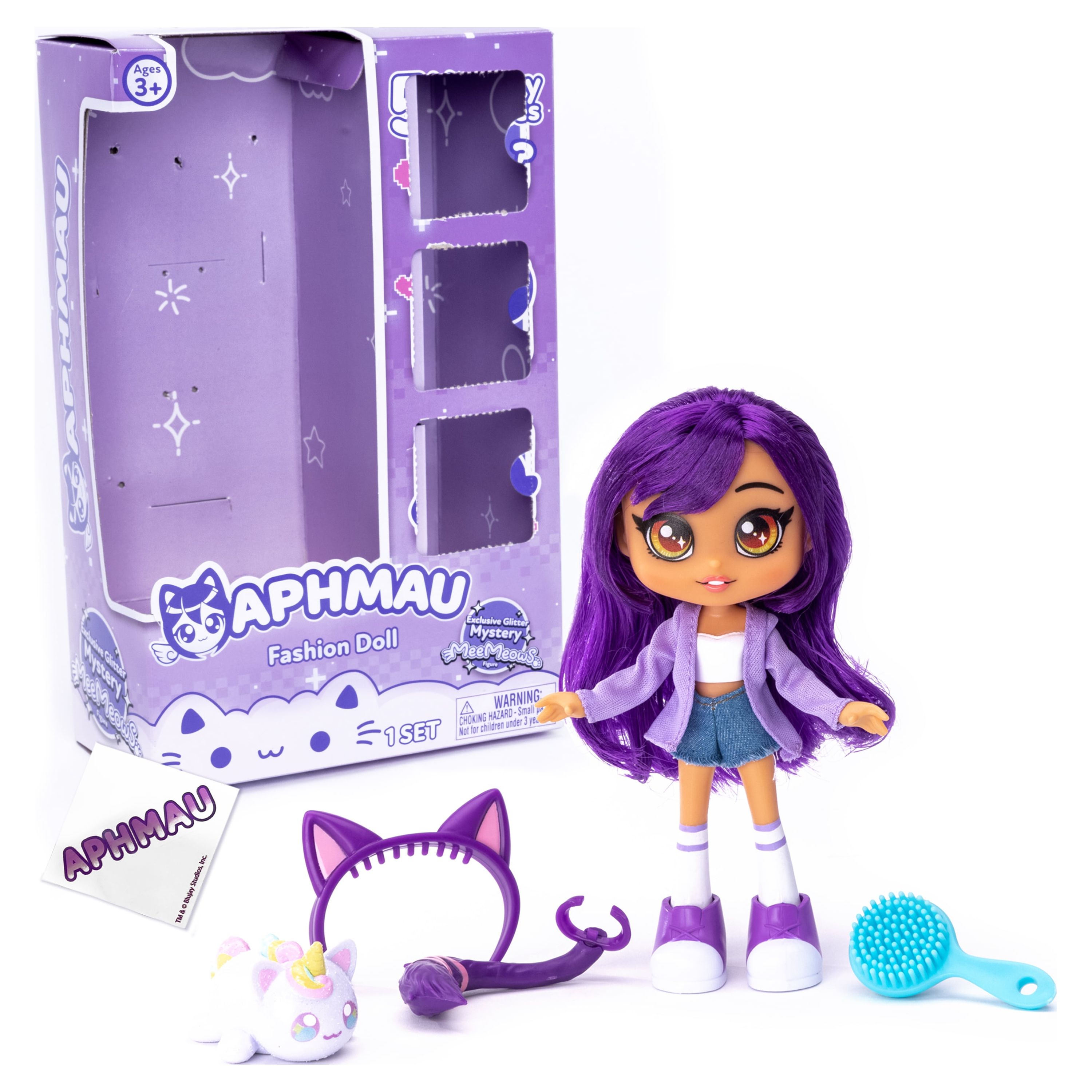 Aphmau MeeMeow Mystery Figures Serie 7 - Scatola Cieca | 1 Di 8 Gattini Elementali, Merch Ufficiale YouTuber, Poster Da Collezione