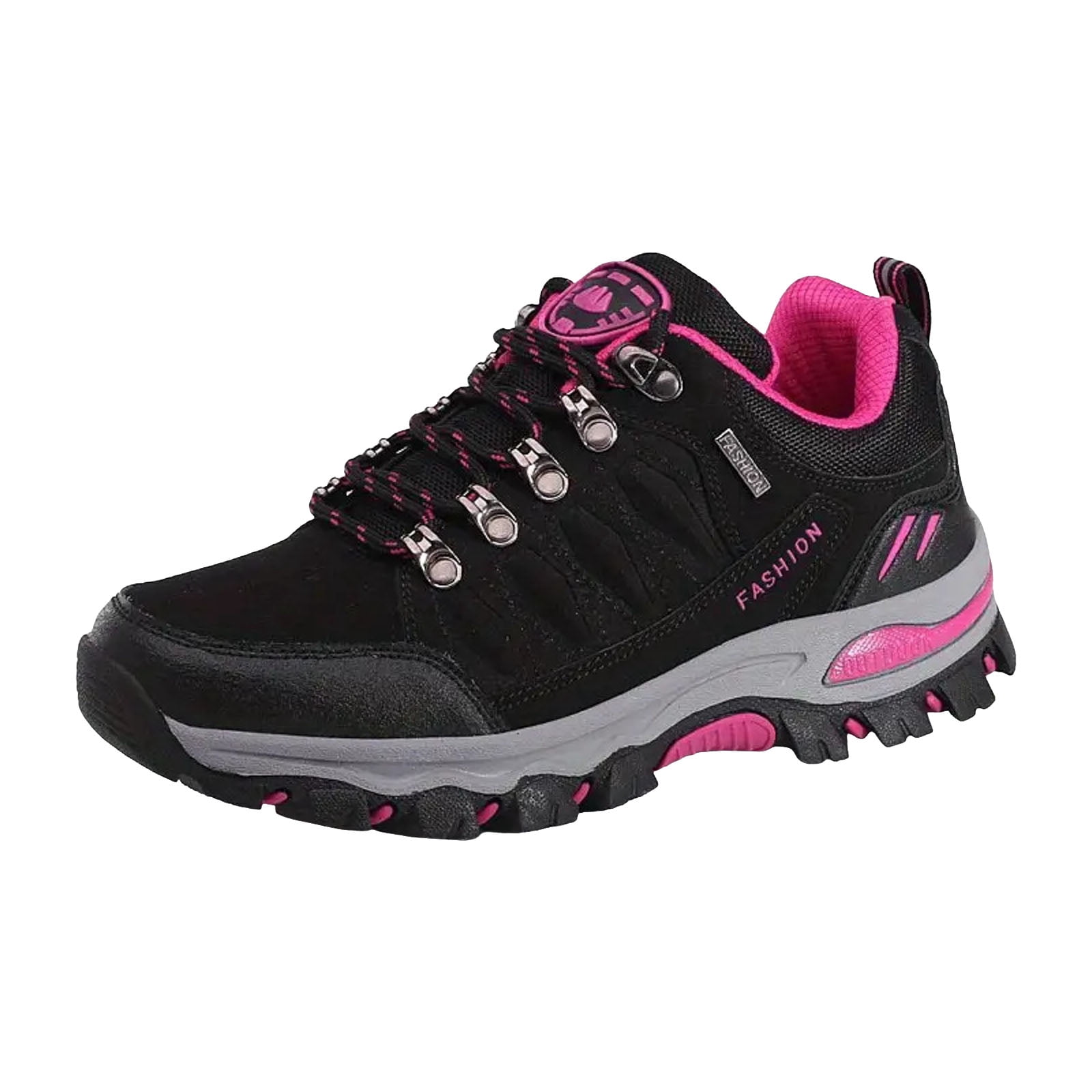 Dakaela Women's Hiking Boots Waterproof Non Slip Walking Shoes Comfortable Outdoor Backpacking Sneakers