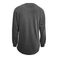 thumbnail image 5 of tklpehg Womens Long Sleeve Tops Trendy Graphic Tees Lightweight Crewneck Long Sleeve Tops Leisure Spring Tops Loose Fit Blouse Solid Color Pullover Tops #A02-Gray M, 5 of 7