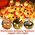 thumbnail image 2 of Christmas Lights Decorations, Battery Operated Christmas Tree Santa Snowflake Xmas Lights, Waterproof Lights String Fairy fo C6G3, 2 of 6