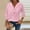 Pink, variant on NMMUED Hoodies for Women Waffle Knit Tops for Women Loose Fit Hoodie Womens Hoodies Pullover Casual Sweatshirts for Women Y2k Hoodie Winter Hoodie Beige L