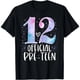thumbnail image 1 of Camiseta de Cumpleaños Oficial para Niña de 12 Años - Talla Extra Grande - Color Negro, 1 of 7