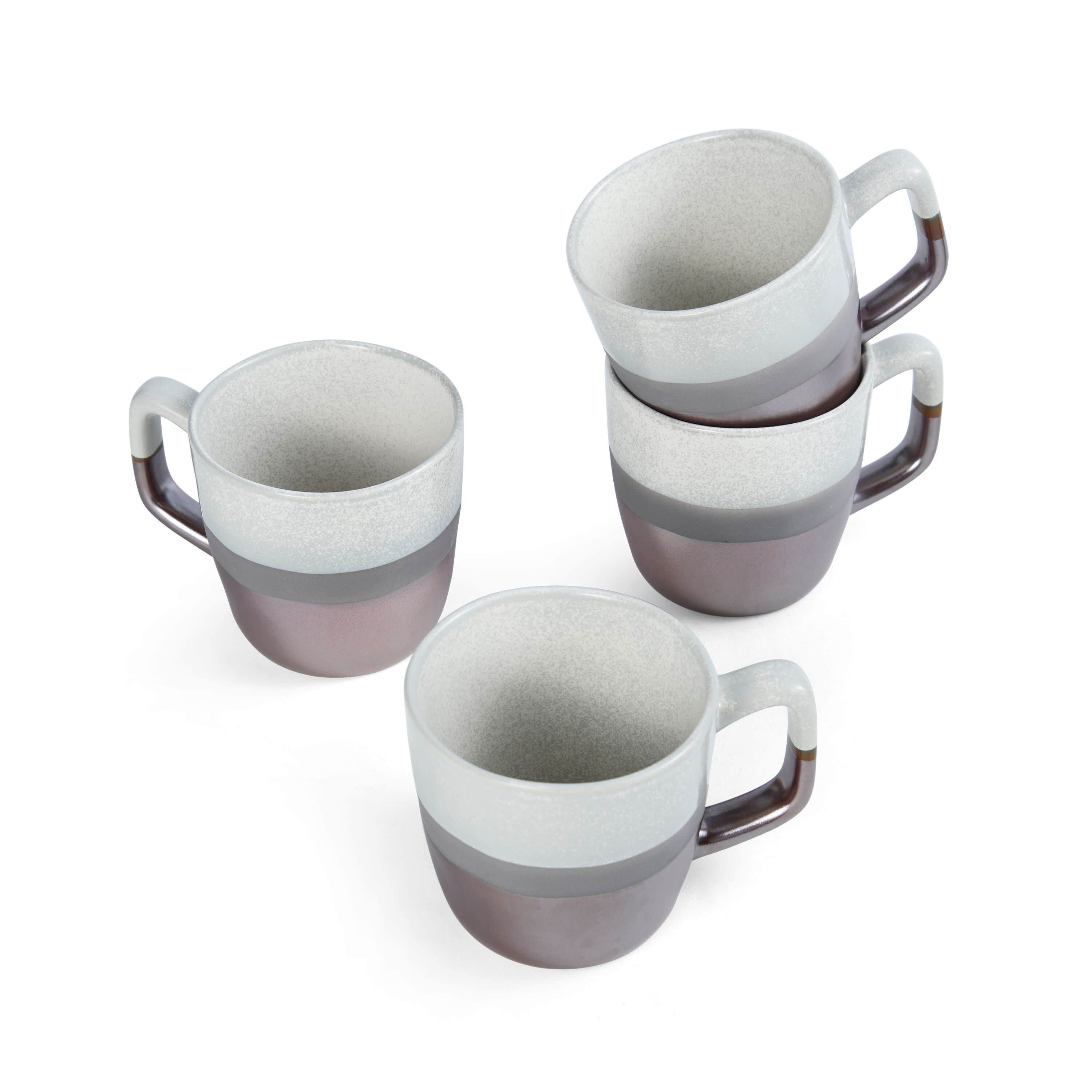 121877 16 oz Tea Infuser Mug Ripple Grey