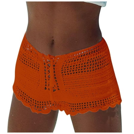 Women s High Waisted Bikini Bottom - High Cut Cheeky Rave Bottoms Sexy Hollow Out Drawstring Womens Bikini Bottoms for Beach  Swimming Pool Rave Festivals