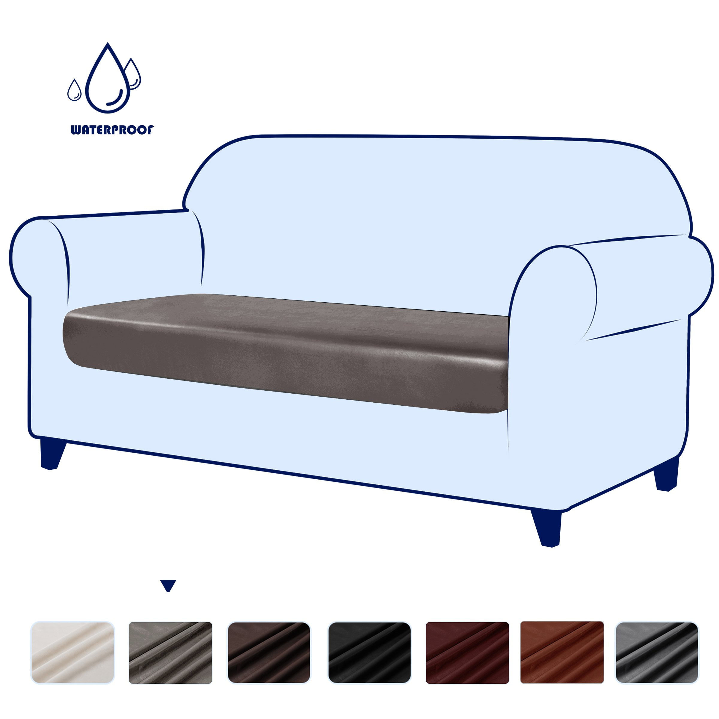 Waterproof Sofa Seat Covers For Living Room Elastic with Cushion Cover 
